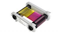 Полноцветная лента (YMCKO) на 500 оттисков с чистящим роликом; для принтера Advent SOLID 700 в Таганроге