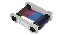 Полноцветная лента (YMCKOK) для двусторонней печати на 500 оттисков с чистящим роликом в Таганроге